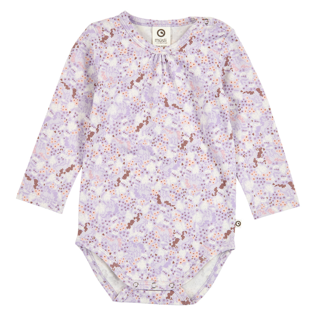 müsli Langarmbody Bodystockings Bloom/ Tofu/ Pecan 690000310