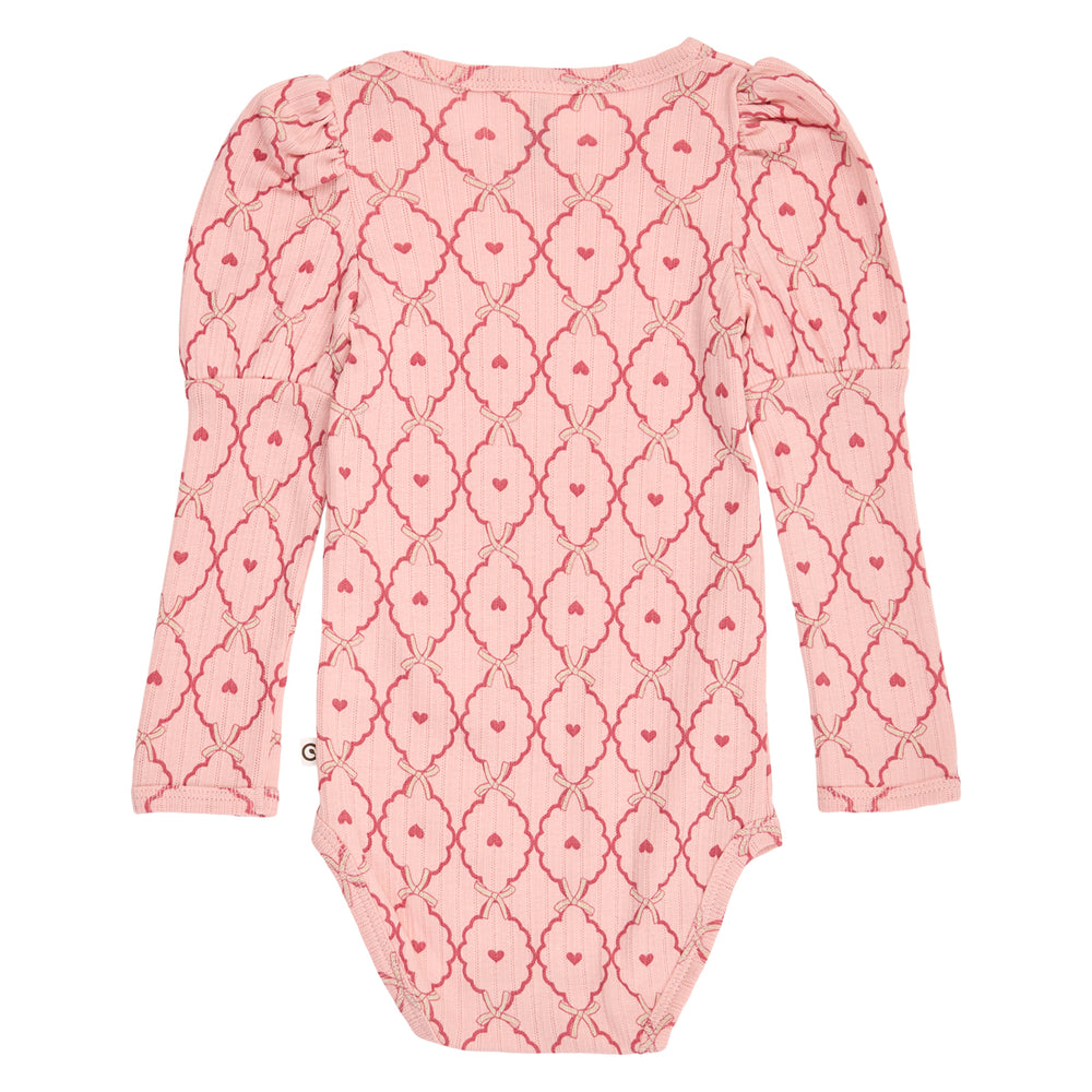 müsli Langarmbody Bodystockings Blush/ Baroque rose/ Oak 690000333