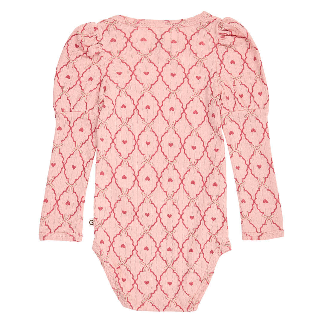 müsli Langarmbody Bodystockings Blush/ Baroque rose/ Oak 690000333