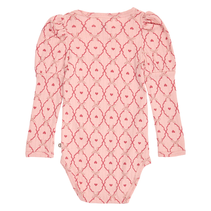 müsli Langarmbody Bodystockings Blush/ Baroque rose/ Oak 690000333