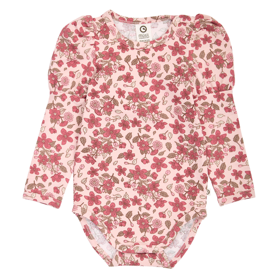müsli Langarmbody Bodystockings Blush/ Baroque rose/ Mauve 690000331
