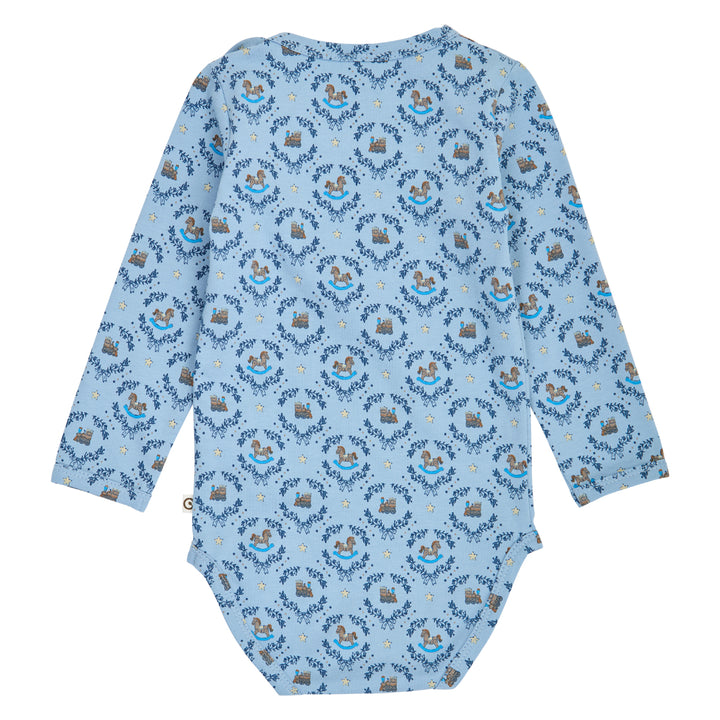 müsli Langarmbody Bodystockings Soft blue/ Navy/ Oak 690000342