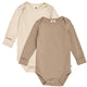 müsli Langarmbody 2er Pack Bodystockings Oak/ Walnut 690000348