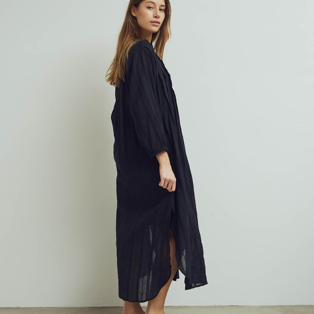 Conservandum Langarmkleid Dress Black 019400706