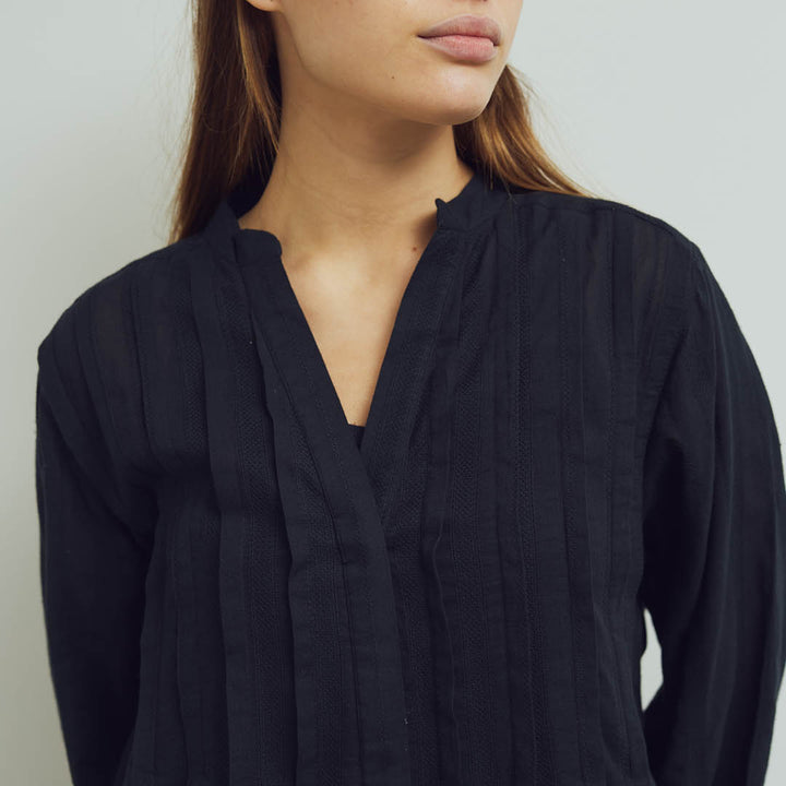 Conservandum Langarmkleid Dress Black 019400706