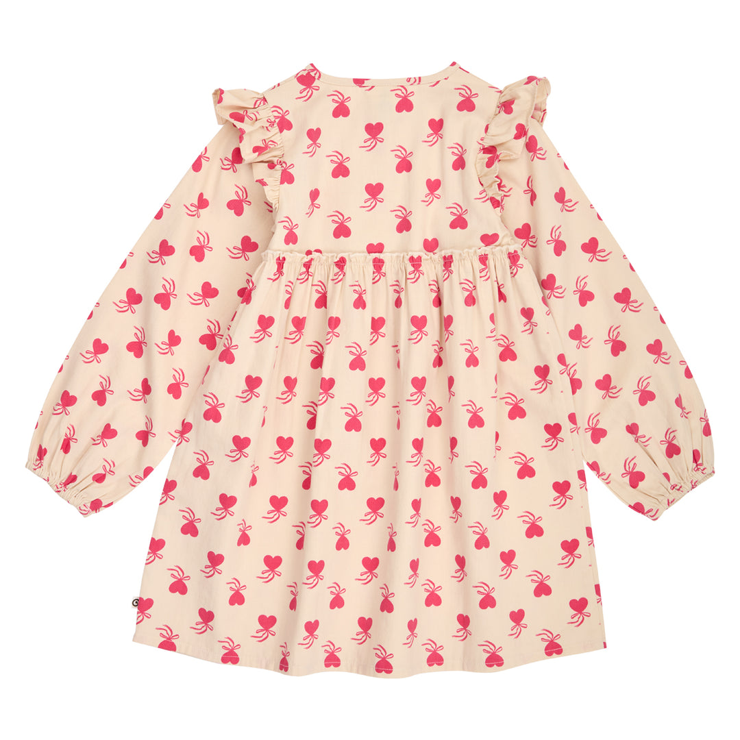 müsli Langarmkleid Dress Oak/ Rouge red 690000340