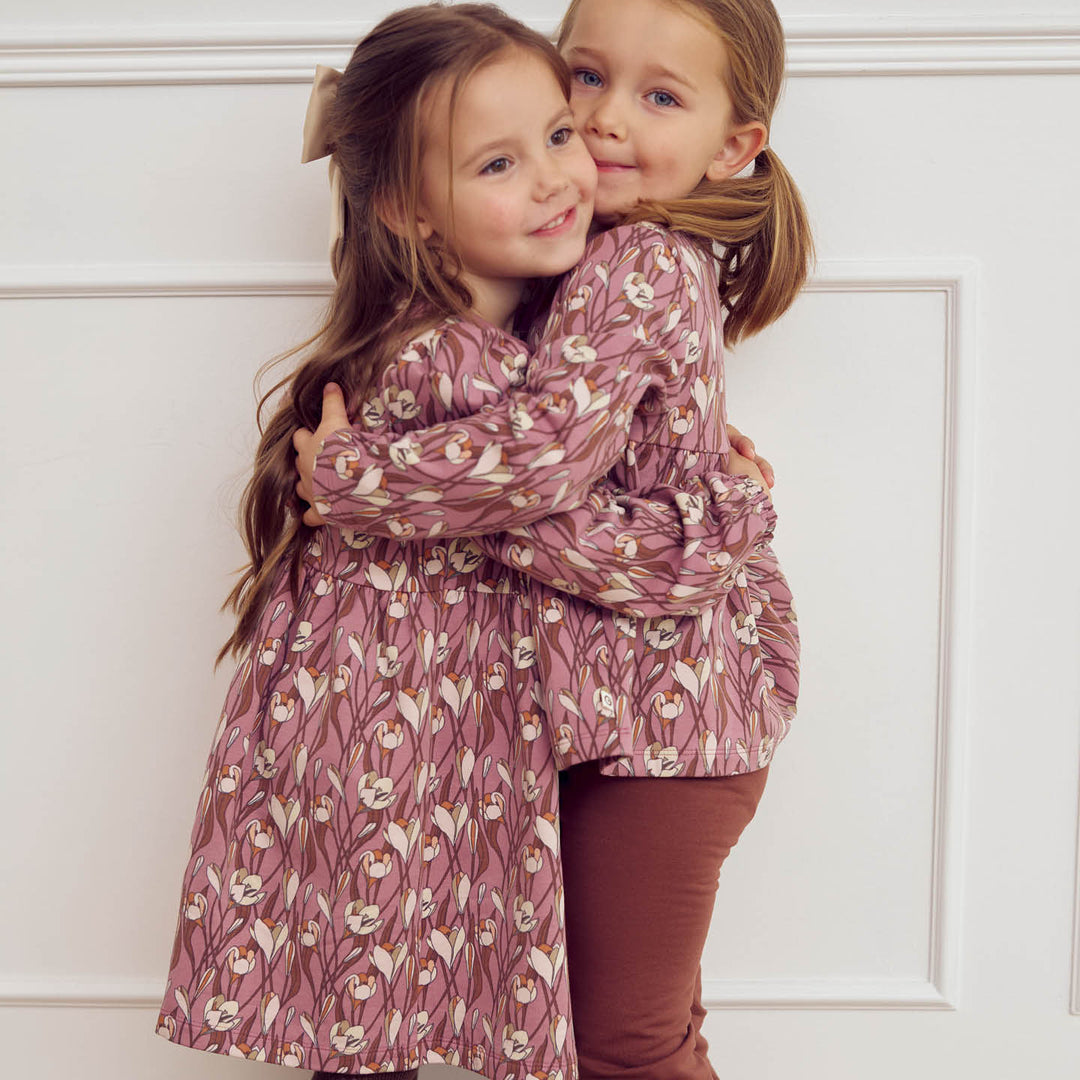 müsli Langarmkleid Dress Nostalgia rose/ Root/ Oak 690000272