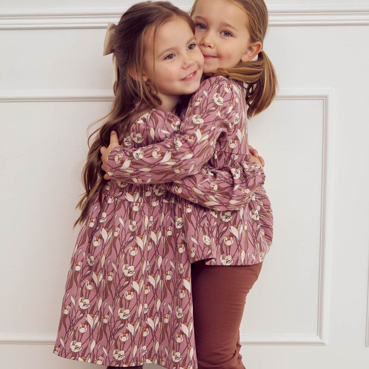 müsli Langarmkleid Dress Nostalgia rose/ Root/ Oak 690000272