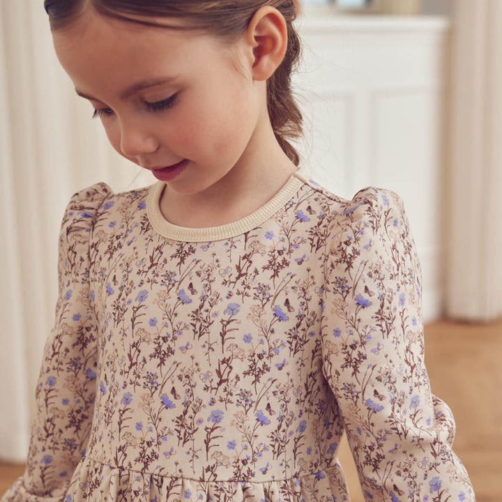 müsli Langarmkleid Dress Oak/ Walnut/ Mauve 690000329