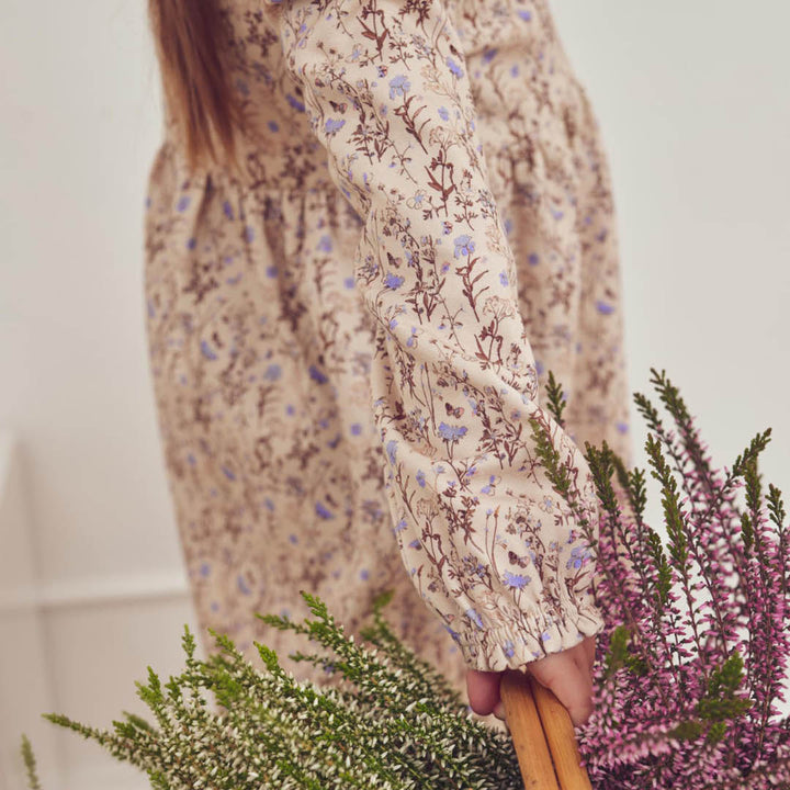 müsli Langarmkleid Dress Oak/ Walnut/ Mauve 690000329