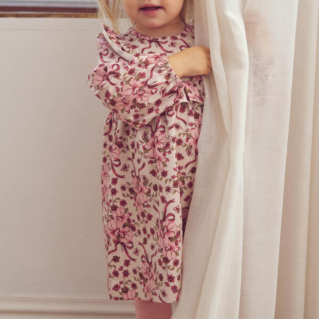 müsli Langarmkleid Dress Oak/ Blush/ Baroque rose 690000330