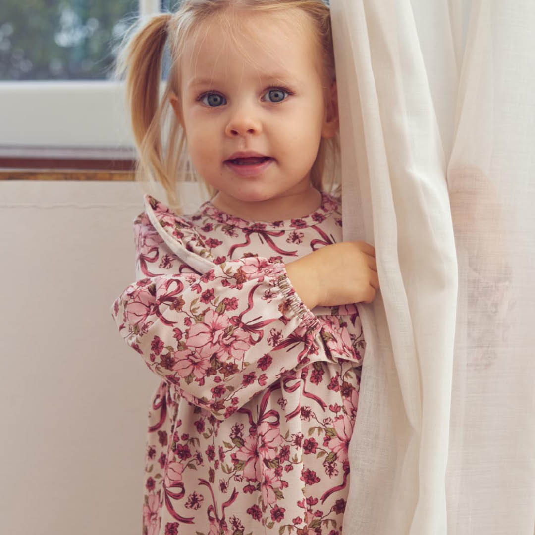 müsli Langarmkleid Dress Oak/ Blush/ Baroque rose 690000330