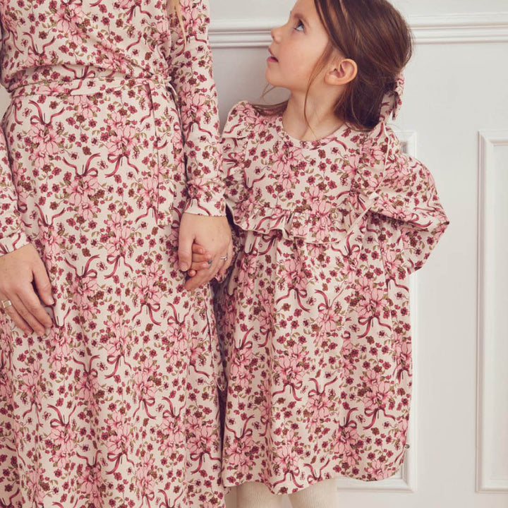 müsli Langarmkleid Dress Oak/ Blush/ Baroque rose 690000330