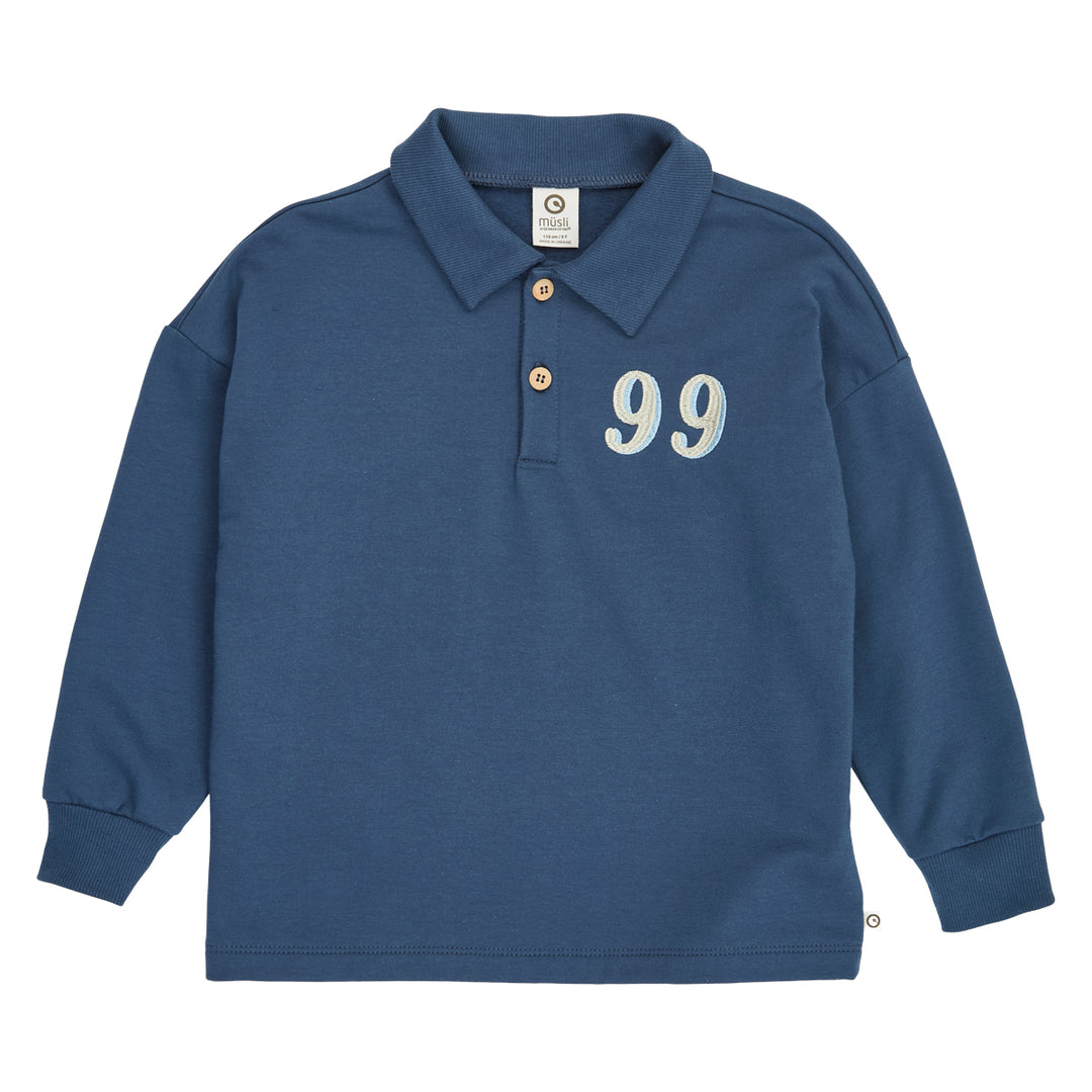 müsli Langarmpoloshirt L_S Tee Navy 019403101