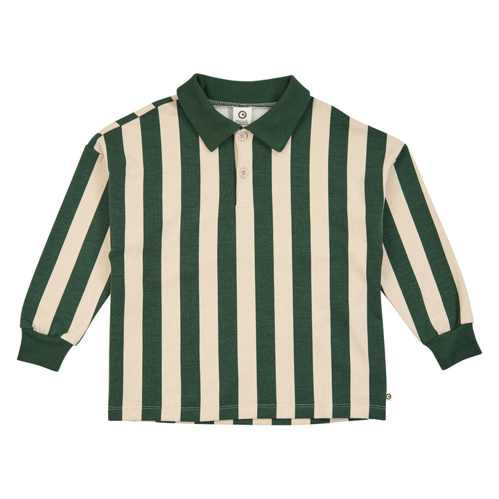 müsli Langarmpoloshirt L_S Tee Oak/ Forest green 690000335