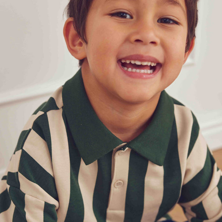 müsli Langarmpoloshirt L_S Tee Oak/ Forest green 690000335