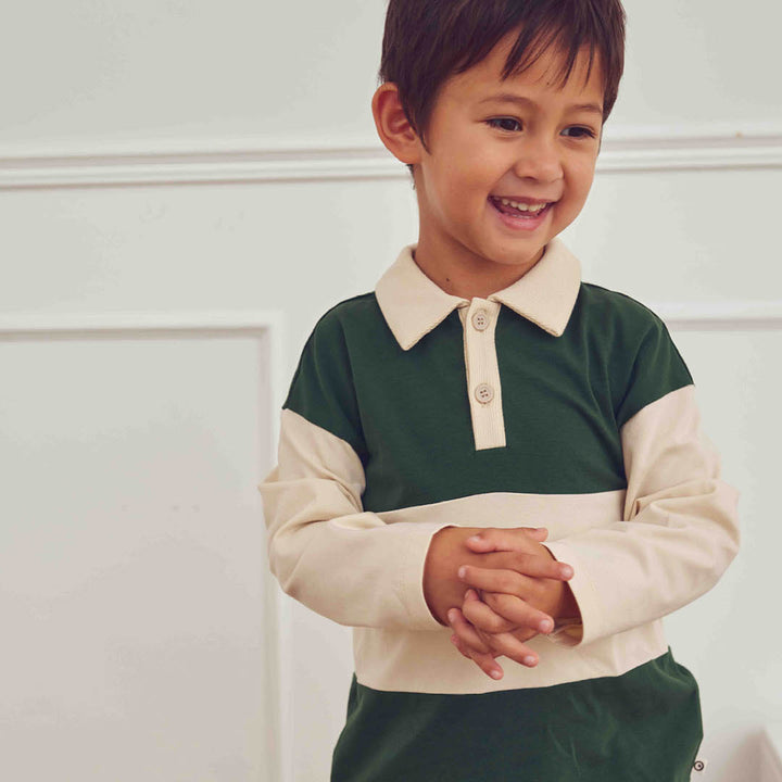 müsli Langarmpoloshirt L_S Tee Oak 013040001