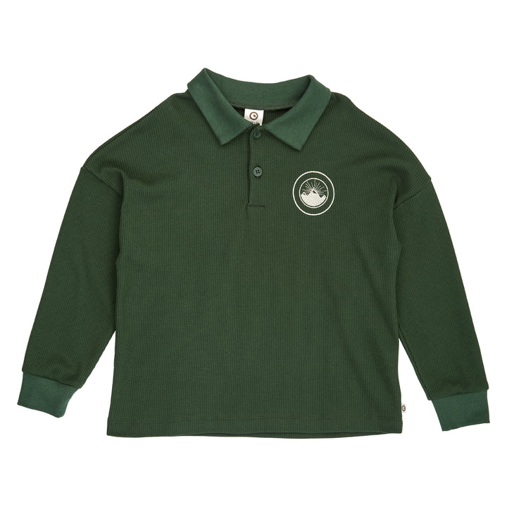 müsli Langarmpoloshirt L_S Tee Forest green 019591801