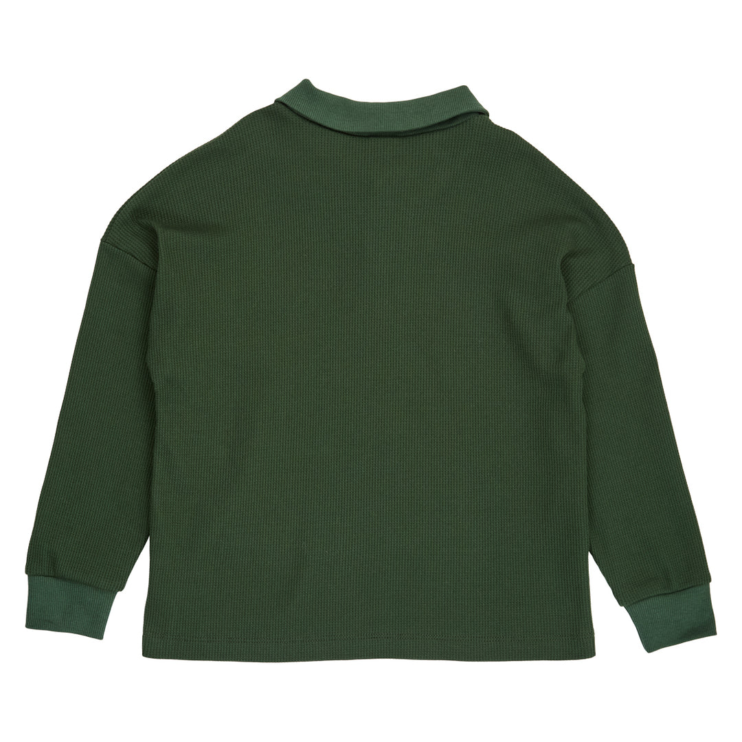 müsli Langarmpoloshirt L_S Tee Forest green 019591801
