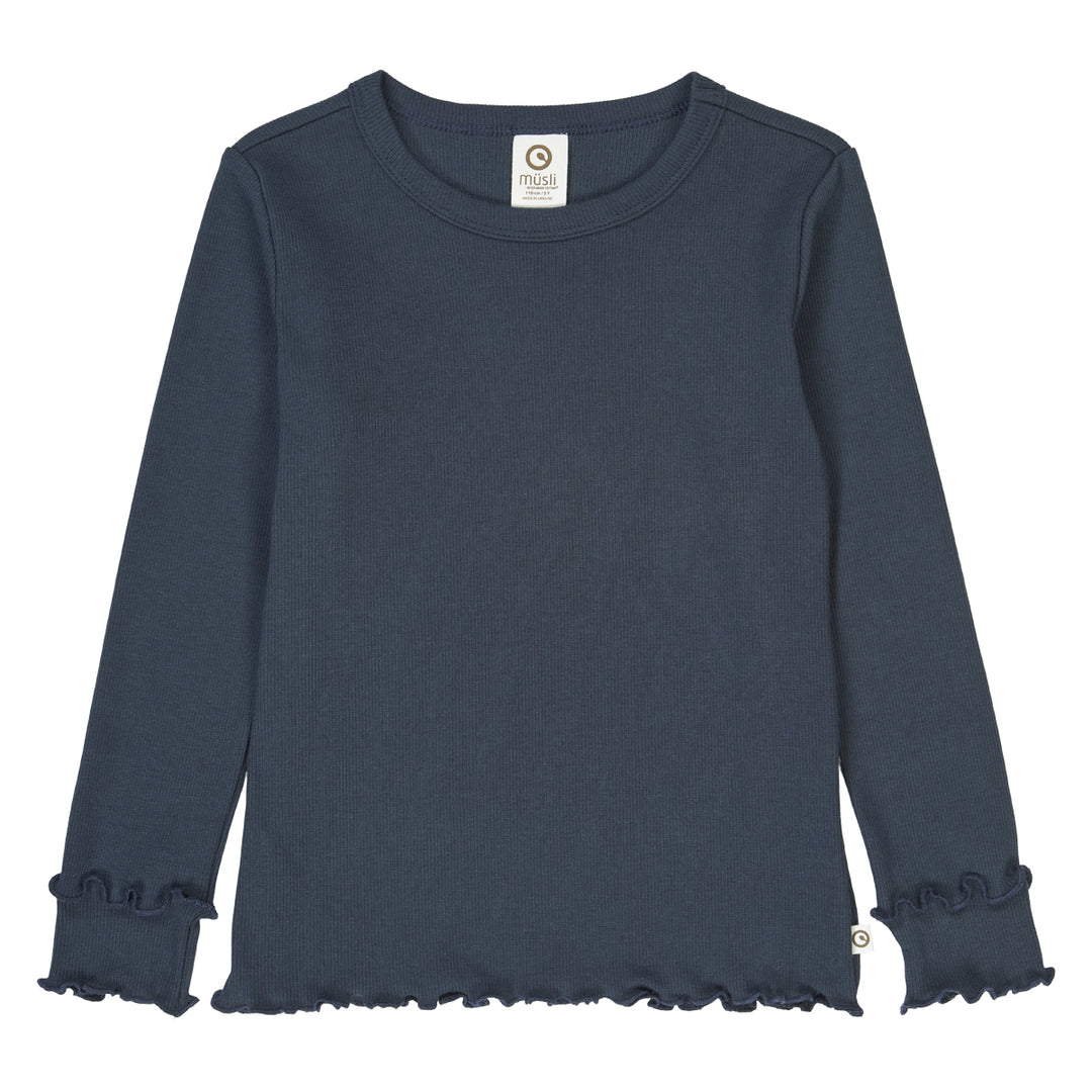 müsli Langarmshirt L_S Tee Night blue 019402301
