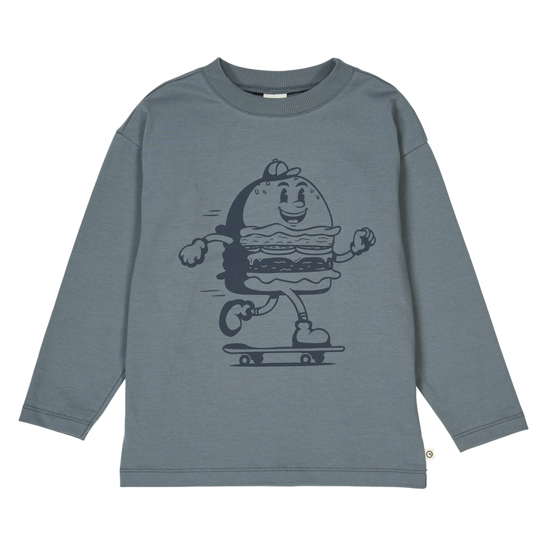müsli Langarmshirt L_S Tee Stormy blue 018421402