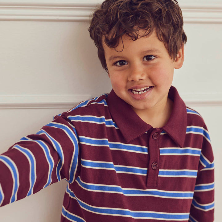 müsli Langarmshirt L_S Tee Russet/ Azure blue/ Tofu 690000302