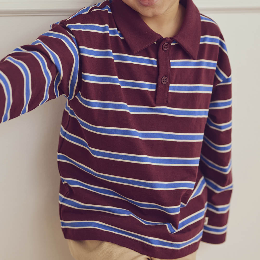 müsli Langarmshirt L_S Tee Russet/ Azure blue/ Tofu 690000302