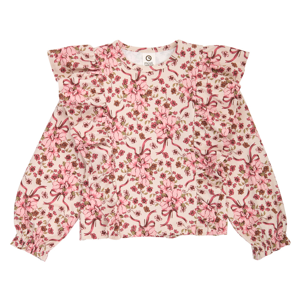 müsli Langarmshirt L_S Tee Oak/ Blush/ Baroque rose 690000330