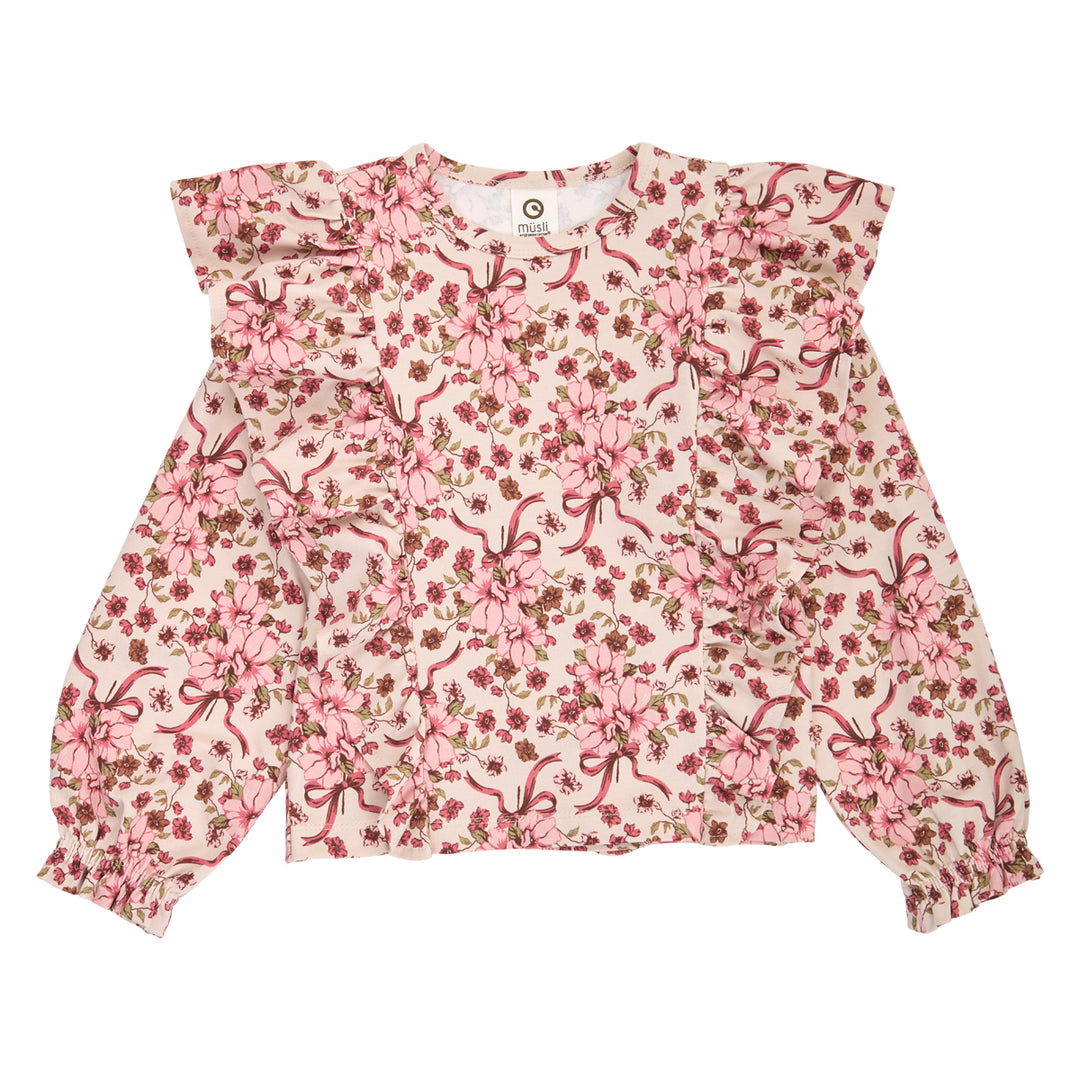 müsli Langarmshirt L_S Tee Oak/ Blush/ Baroque rose 690000330
