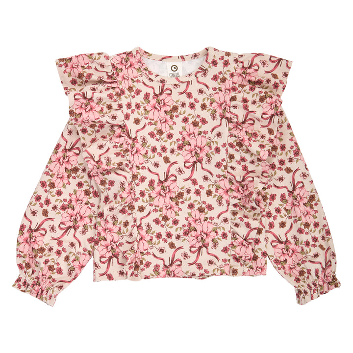 müsli Langarmshirt L_S Tee Oak/ Blush/ Baroque rose 690000330