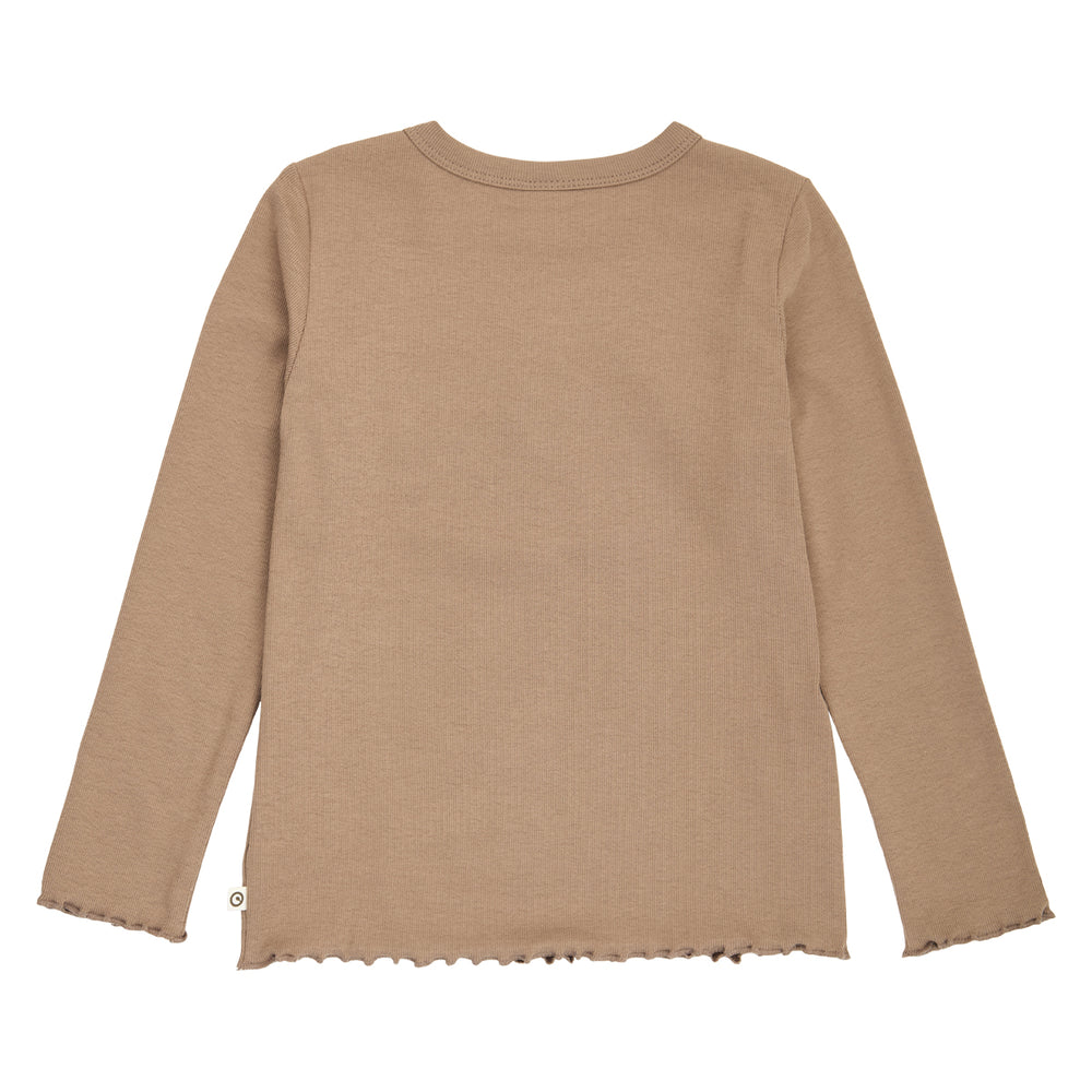 müsli Langarmshirt L_S Tee Walnut 017080802