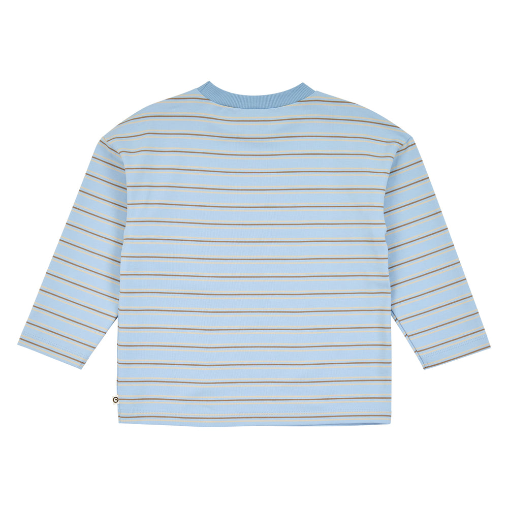 müsli Langarmshirt L_S Tee Soft blue/ Walnut/ Oak 690000332