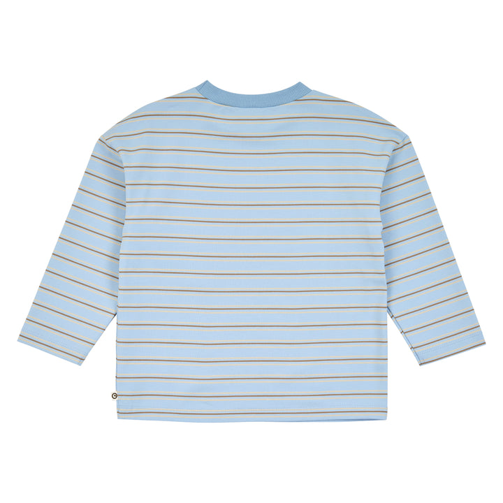 müsli Langarmshirt L_S Tee Soft blue/ Walnut/ Oak 690000332