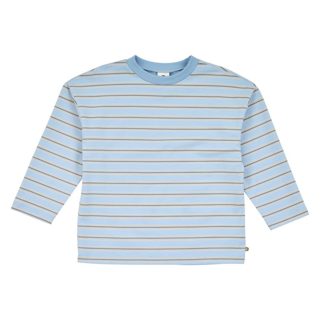 müsli Langarmshirt L_S Tee Soft blue/ Walnut/ Oak 690000332