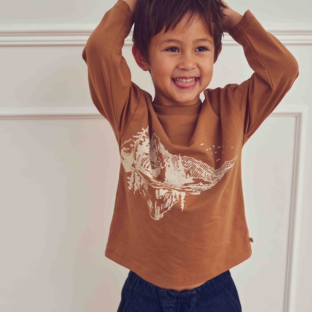 müsli Langarmshirt L_S Tee Cashew 018103003