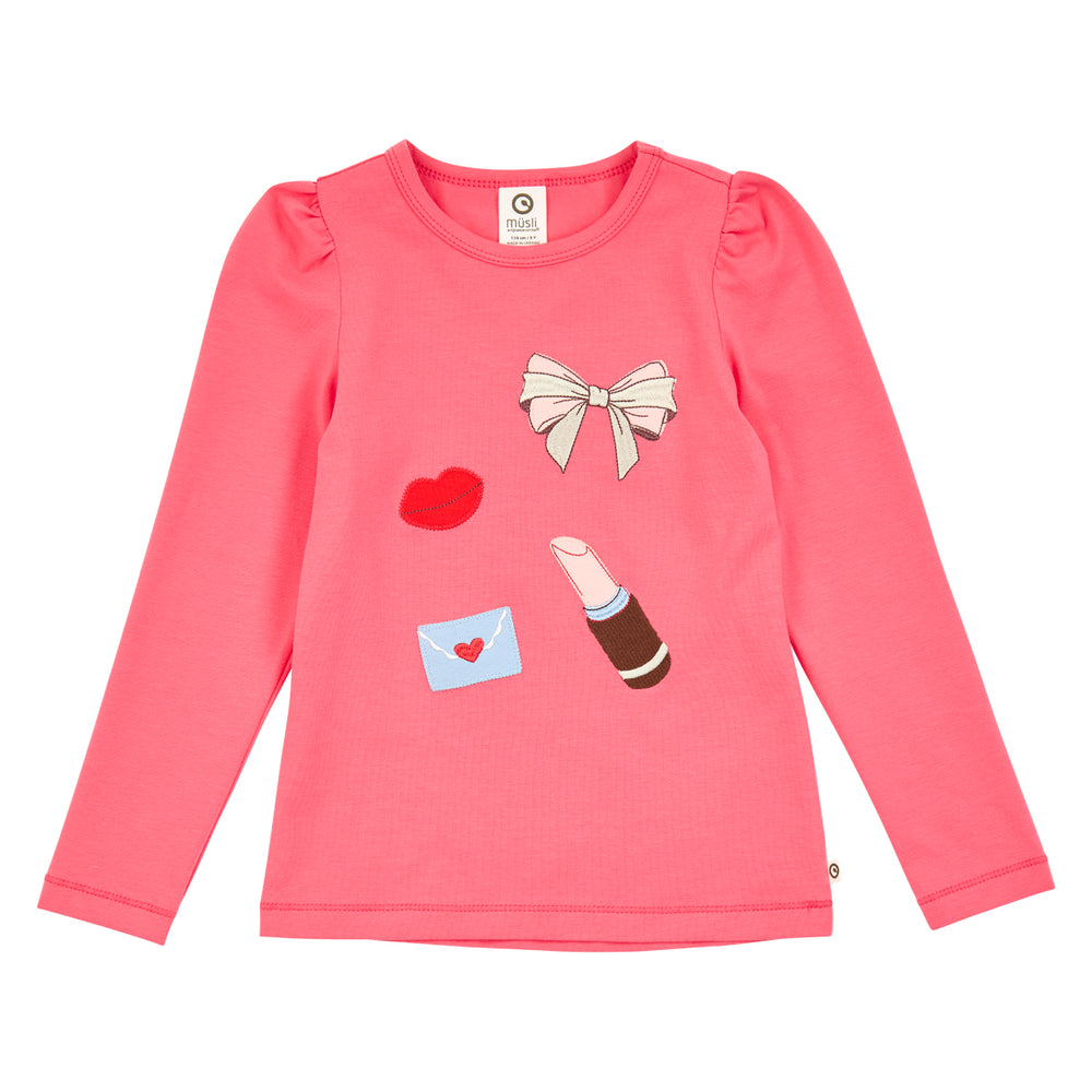 müsli Langarmshirt L_S Tee Rouge Red 018175500