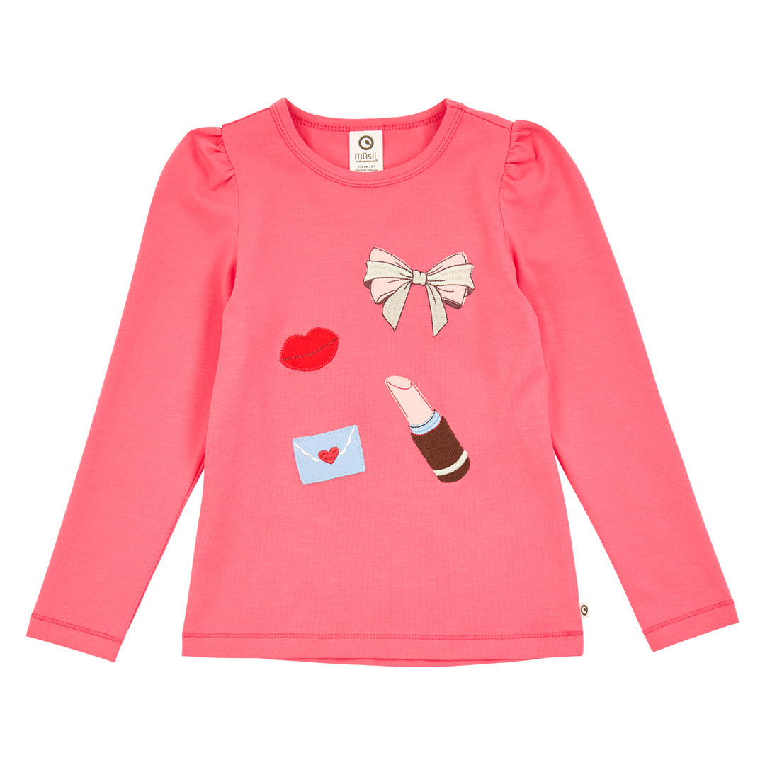 müsli Langarmshirt L_S Tee Rouge Red 018175500