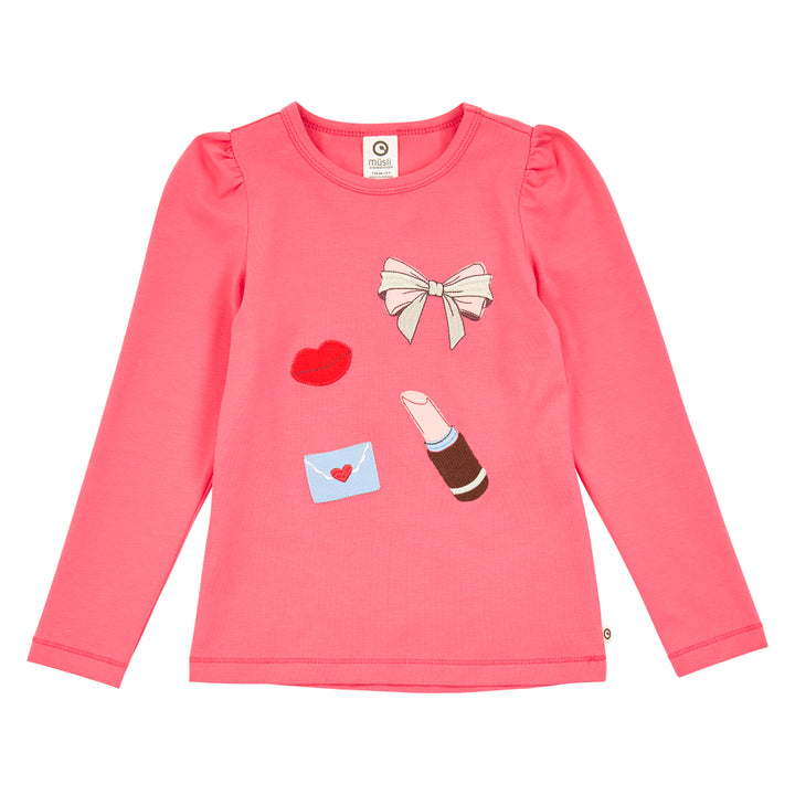 müsli Langarmshirt L_S Tee Rouge Red 018175500