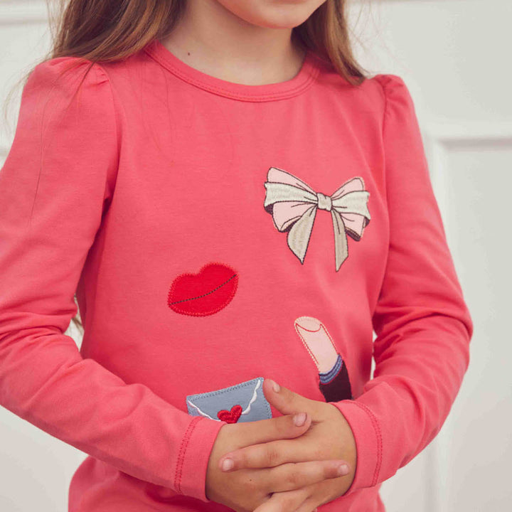 müsli Langarmshirt L_S Tee Rouge Red 018175500