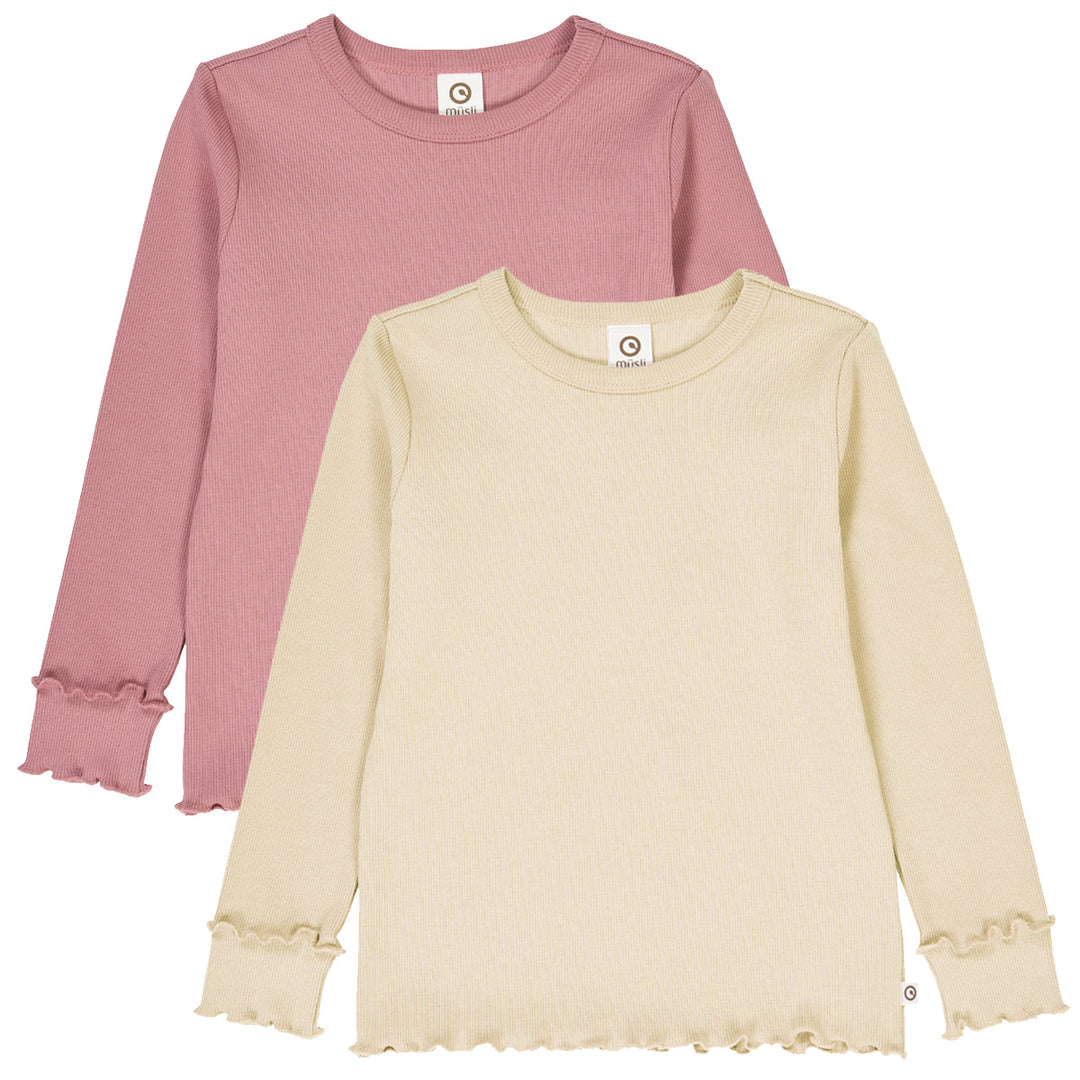 müsli Langarmshirt 2er-Pack L_S Tee Oak/ Nostalgia Rose 690000290