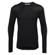 Conservandum Langarmshirt aus Merinowolle L_S Tee Black 019400706