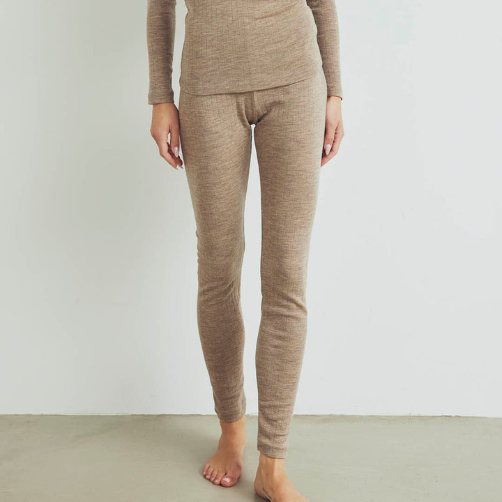Conservandum Leggings aus Merinowolle Leggings Balsam melange 821000011