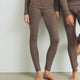 Conservandum Leggings aus Merinowolle Leggings Walnut melange 821000012