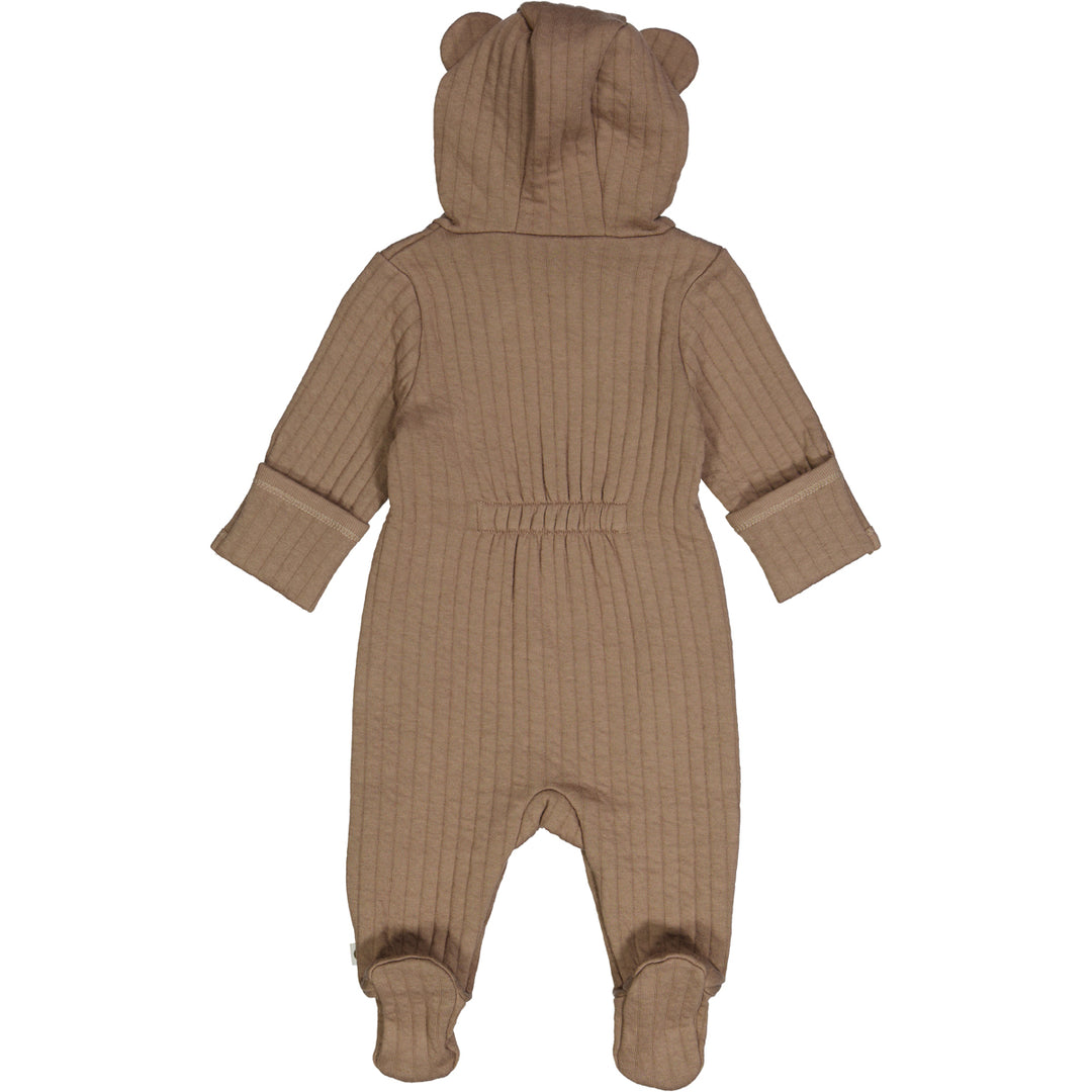 müsli Overall mit Füßen Bodystockings Walnut 017080802