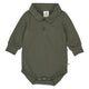 müsli Polo-Langarmbody Bodystockings Deep green 019040401