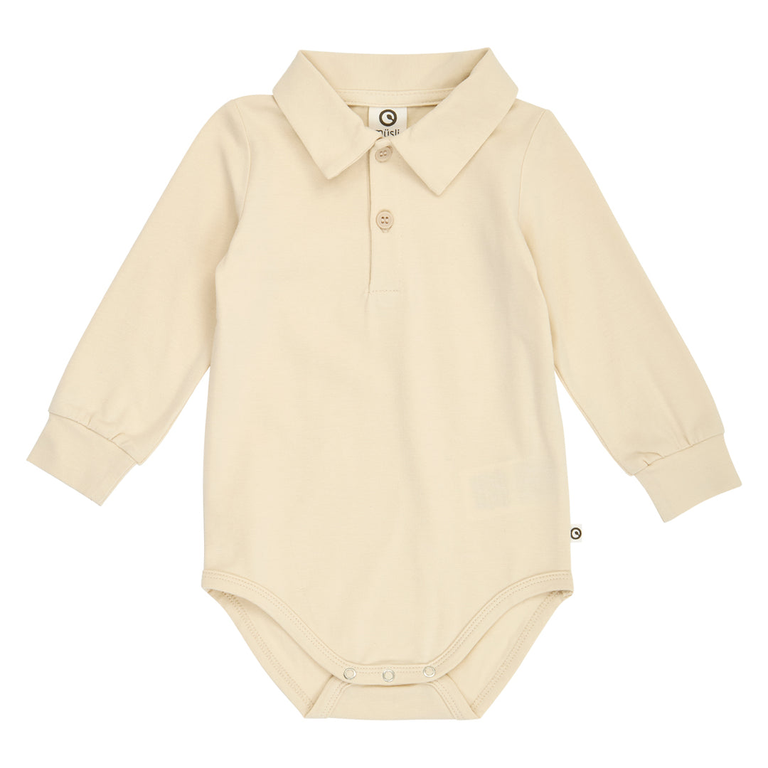 müsli Polo-Langarmbody Bodystockings Oat 013040401