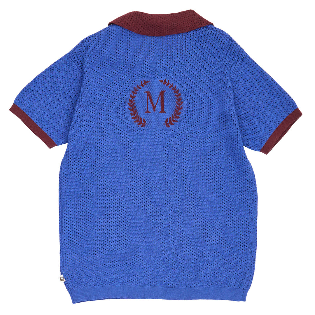 müsli Poloshirt S_S Tee Azure blue 018394902