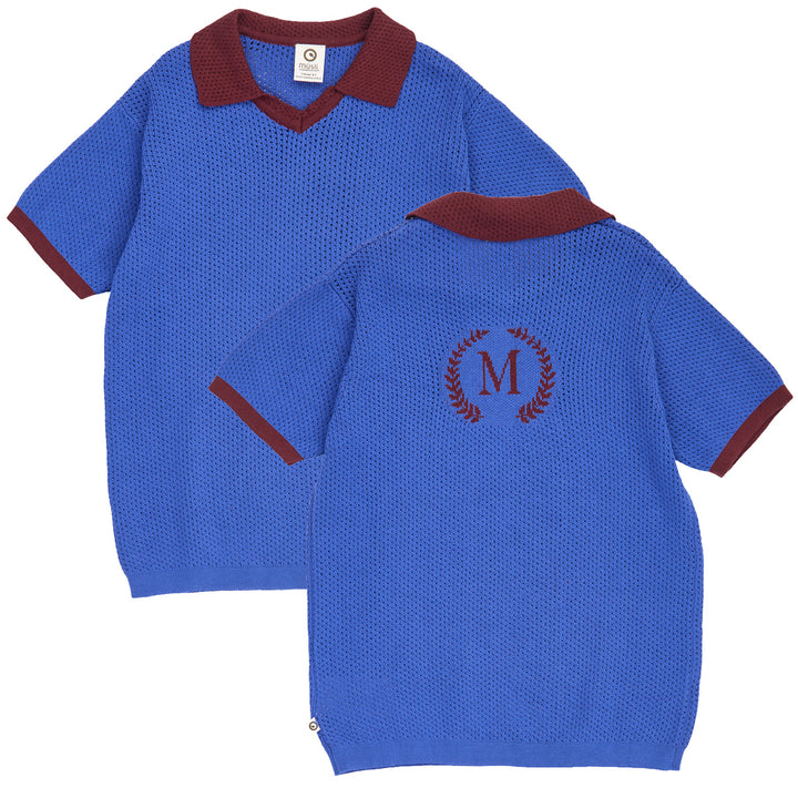 müsli Poloshirt S_S Tee Azure blue 018394902