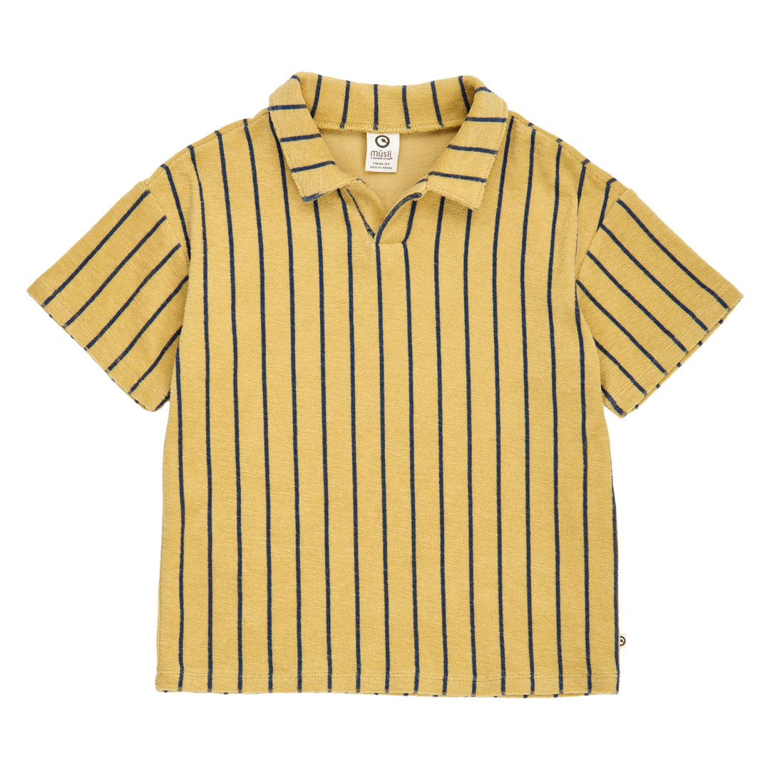 müsli Poloshirt S_S Tee Hemp/ Navy 690000309