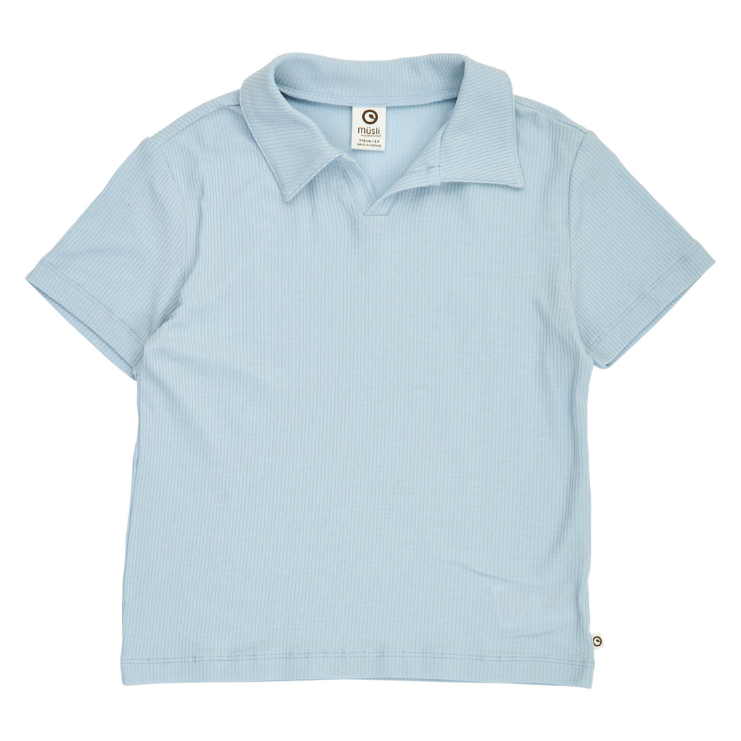 müsli Poloshirt S_S Tee Ocean 014421102